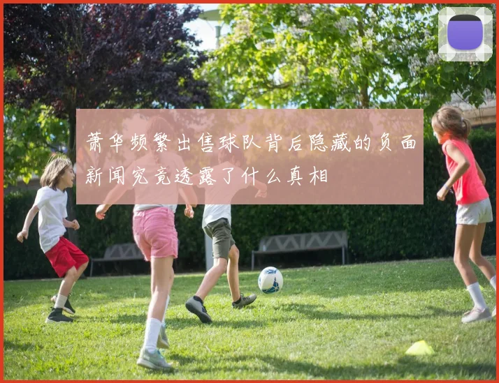 萧华频繁出售球队背后隐藏的负面新闻究竟透露了什么真相